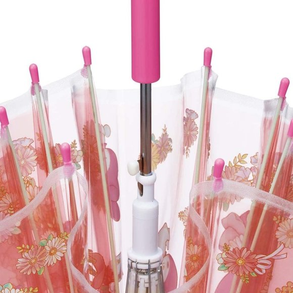 NWT Sanrio My Melody Fashionable Dome-Shaped Vinyl Stick Umbrella.Limited. - Picture 4 of 7